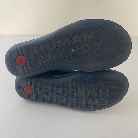 Camper Beetle Ankle Boots Shoes Blue Green - Picture 8 of 10